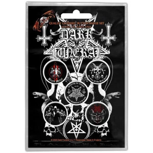 DARK FUNERAL THE BLACK HORDES 5 BUTTON BADGE PACK OFFICIAL MERCHANDISE - Imagen 1 de 4