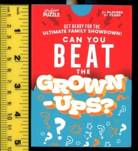 Can You Beat the Grown-Ups? (2020) - New, Sealed Trivia Flashcard Game! - Picture 1 of 2