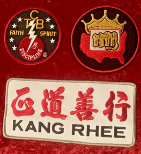 ELVIS KARATE BADGES -FROM KANG RHEE MEMPHIS OFFICE - NEVER USED - RARE - Imagen 1 de 6
