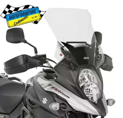 Cupolino Trasparente GIVI D3112ST (43 X 44) Per SUZUKI DL 650 V-Strom 2017-2024 - Immagine 1 di 4