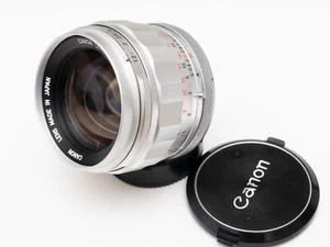 Custom Silver refinished/CLAed/deyellowed! Canon FL 55mm f/1.2 Fast Prime Lens - Picture 1 of 5