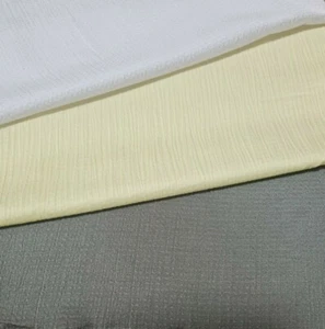 FABRIC-WAVY EFFECT POLYESTER/VISCOSE SATIN -SOLD BY THE METRE - Picture 1 of 27
