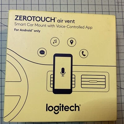 Logitech Zerotouch Smart Car Mount with Voice Controlled Android App Texting - Image 1 of 4