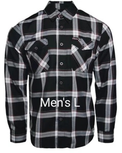 Dixxon Flannel Co. "Bandera a Cuadros" Para Hombre Talla L EDICIÓN LIMITADA RARO - Imagen 1 de 7