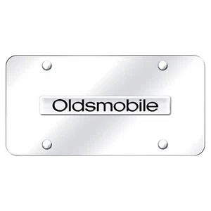 Oldsmobile Badge License Plate (Chrome) - Picture 1 of 4