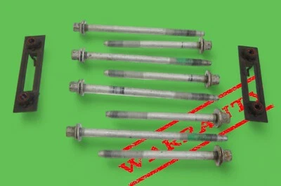 2002-2005 ford thunderbird front sub frame carrier bolt set of 8 bolts w bracket - Image 1 of 4