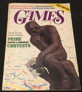 Games Magazine September-October 1977. **RARE first issue** Superb condition! - Bild 1 von 11