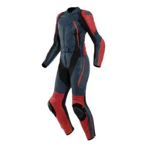 Custom Motorbike Motorcycle Racing Leather 1 & 2 Piece Suit - Foto 1 di 5