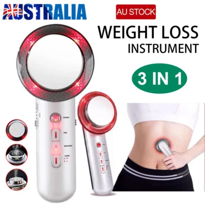 Ultrasonic Fat Cavitation Machine Body Slimming Beauty Cellulite Massager Burner - image 1 of 4