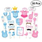 Baby Gender Reveal Party photo booth props /baby shower Favors & Decorations