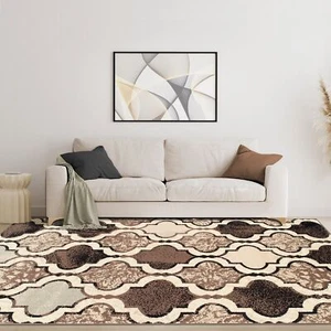 Geometric Trellis Round Rectangle Square Large Indoor Area Rug Or Rug Runner - Picture 1 of 85