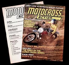 1975 June Motocross Action Motorcycle Magazine Dallas Supercross -Detached Cover