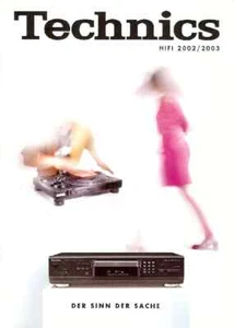 TECHNICS - BROCHURE CATALOGUE CATALOGO KATALOG – 2002 - 2003 -Language: DEUTSCH - Foto 1 di 1