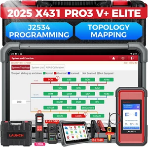 LAUNCH X431 PRO3S ELITE V+ 5.0 PRO5 X-Prog3 Diagnostic J2534 Programming Coding - Picture 1 of 24