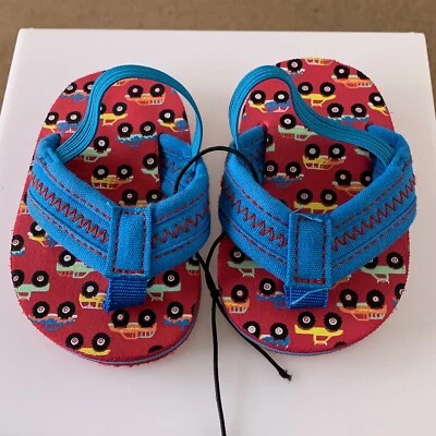 Chanclas Revo Baby Boy Talla 2 Rojo Azul Camión Grande Nuevas Foto 1 de 4