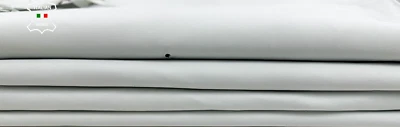 UNDYED OFF WHITE CHROME PROCESS Thick Lamb leather 2 skins 10+sqf 1.3mm #C2475 - Image 1 of 4