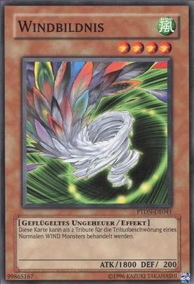 YuGiOh Windbildnis PTDN-DE041 Common NM 1st - Bild 1 von 2