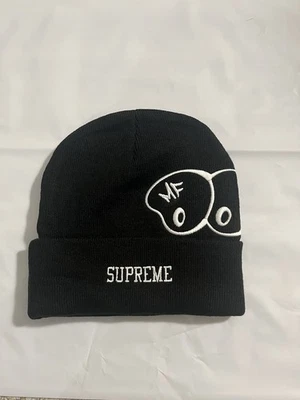 Supreme MF Doom Beanie 黑色 全新 100% 正品 — 第 1/4 张图片