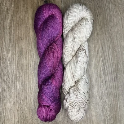 Knit Stars Yarn “Mrs. Crosby/Hat Box” Merino Silk Cashmere 2 Skeins 317 Yds Ea - Image 1 of 4