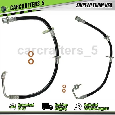 2 Front Brake Hydraulic Hose For 1995-2004 Toyota Tacoma 2.4L - Image 1 of 4