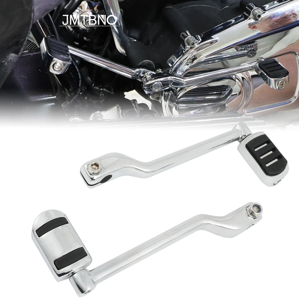 Palanca de cambios delantera trasera del talón con clavija de cambio para Harley Touring 1988-2024 Foto 1 de 4