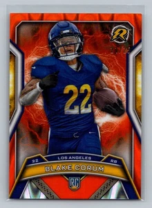 2024 Topps Resurgence #150 Blake Corum Orange Power Surge #/25 RC - Bild 1 von 2