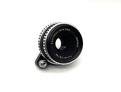 Carl Zeiss Jena Tessar Objektiv analog 50mm f/2.8 für Exakta Exa Anschluss Zebra - Bild 1 von 4