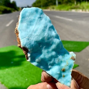 73G Natural larimar/hemimorphite Gorgeous rough raw Crystal Mineral Specimen - Picture 1 of 22