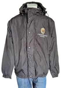 Franziskaner Weißbier Herren Jacke Gr.L Windbreaker schwarz Werbe Fan Artikel - Bild 1 von 8