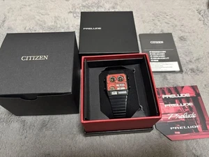 Limited Edition Honda Citizen Collaboration Prelude Watch Red Black 200 Pieces - Picture 1 of 4