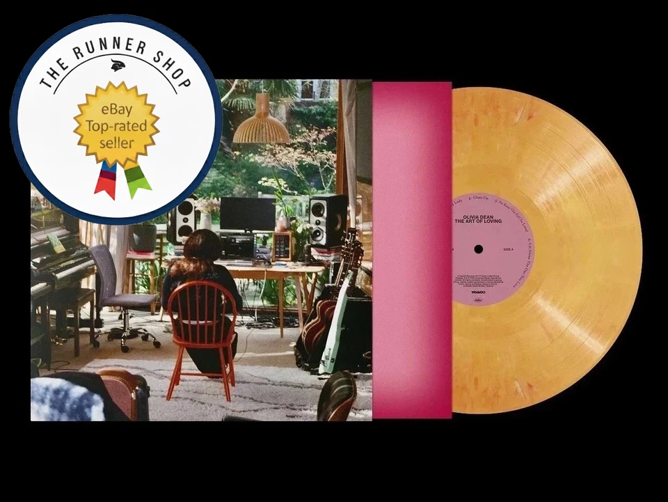 ✅CONFIRMED✅ OLIVIA DEAN The Art of Loving Alternative Art Orange Vinyl LP - Image 1 of 1