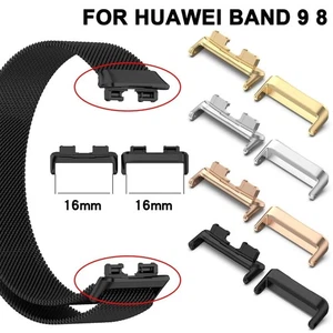 2Pcs Metal Watchband Connector Wristband Wristband Adapter for Huawei Band 9 8 - Picture 1 of 10