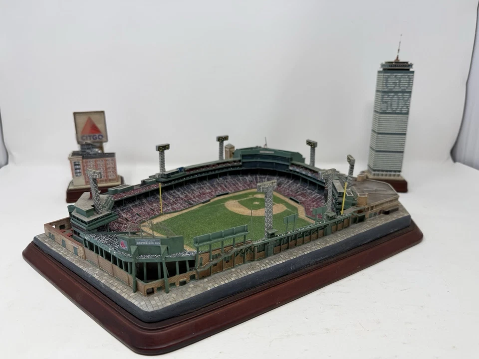 Danbury Mint Fenway Park Lighted Stadium Replica w/ Citgo Sign Prudential Tower - Image 1 of 4