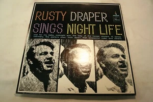 RUSTY DRAPER "SINGS NIGHT LIFE" JAZZ 12" VINYL LP 1964 MONUMENT RECORDS. SIGNED! - Picture 1 of 5
