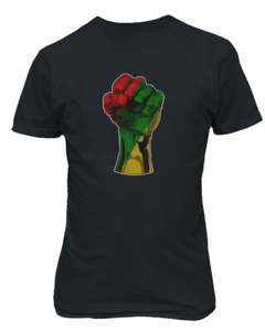 Black History Month Fist Gift Men's T-shirt - Picture 1 of 2