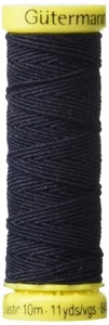 Gutermann Elastic Thread 11 Yards-Navy - Picture 1 of 1