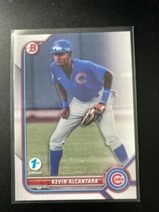 2022 Bowman 1st Edition #BPPF31 Kevin Alcantara Cubs - Picture 1 of 2