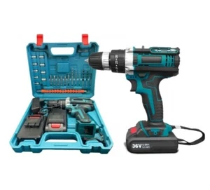 Trapano avvitatore doppia batteria a litio 36V MAX + valigetta 24 accessori LLD - Imagen 1 de 10