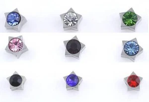 1 PAR DE PENDIENTES MAGNÉTICOS DE TACHUELAS DE DIAMANTE ESTRELLA Claro, Negro, Rojo, Azul, Rosa Hombres Mujeres - Imagen 1 de 12
