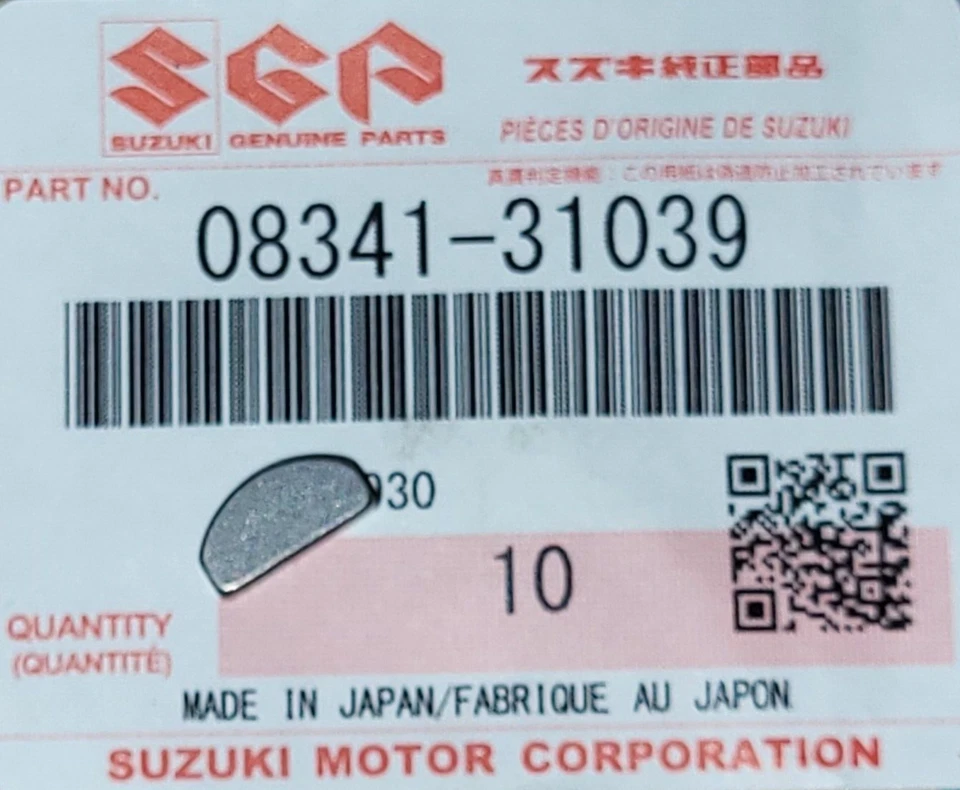 CHAVE VOLANTE MOTOR SUZUKI WOODRUFF, RM80, SP100, SP125, SP500,LT230 230 QUAD SPORT, - Imagem 1 de 1