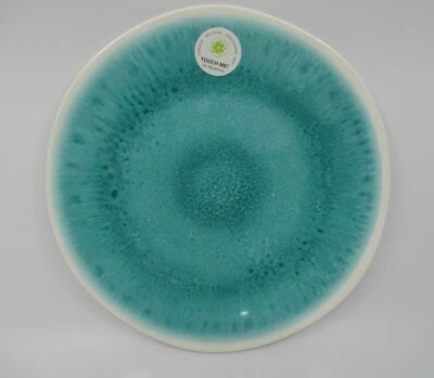TARHUNG MELAMINA ESMALTE RADIANTE - PLATO DE CENA TURQUESA - 10 1/4" -0906G Foto 1 de 2