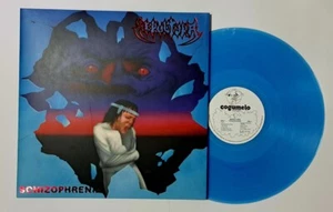 Sepultura Schizophrenia LP BLUE VINYL Mutilation Cogumelo Brazil 2022 RDP Thrash - Picture 1 of 8
