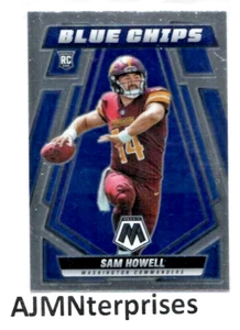 Sam Howell BLUE CHIPS  2022 Panini Mosaic #BC-5 Commanders - Picture 1 of 2