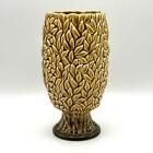SylvaC Pottery Brown Privet Leaf Vase #3842 21.5cm tall