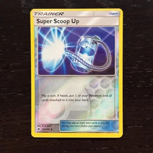 Super Scoop Up 124/147 Pokemon Burning Shadows SM Reverse Holo Uncommon Card NM - Picture 1 of 2