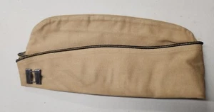 Vintage WWII era US OFFICERS Piped Garrison - Overseas Cap #113 / EARLY 42 DATED - Picture 1 of 5
