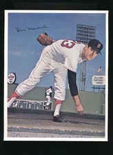 1965 Red Sox Color Photo Picture Pack team issue 8x10 Dave Morehead rare 