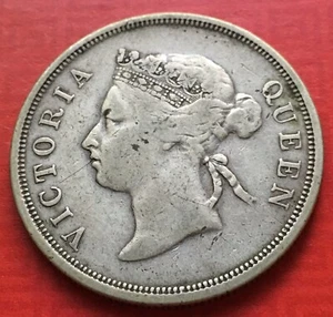 Straits Victoria 50 Cents 1891(2) - Picture 1 of 2