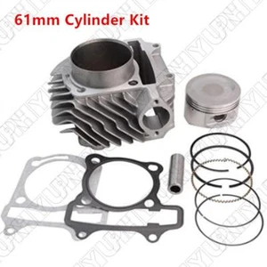 1 Set 61mm Big Bore Cylinder Kit Fit For GY6 150cc Scooter ATV - Picture 1 of 5