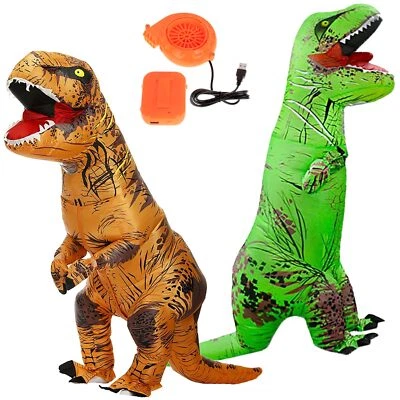 T-Rex Blow Inflatable Dinosaur Costume Adult Jurassic World Park Trex AU STOCK - image 1 of 4